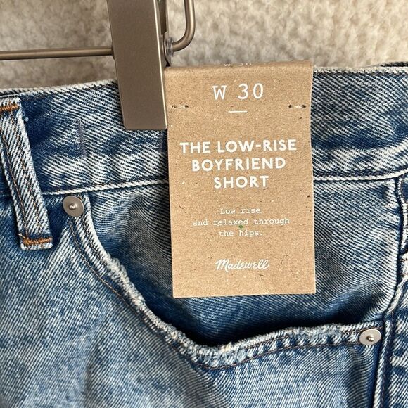 Madewell Low-Rise Boyfriend Shorts Womens Size 30 - Picture 3 of 11